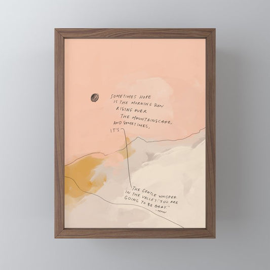 Sometimes Hope is Mini Art Print Gallery Image 2