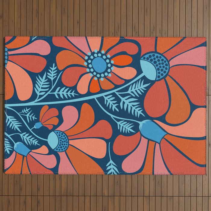 Flower Power IV Outdoor Rug Gallery Image 4