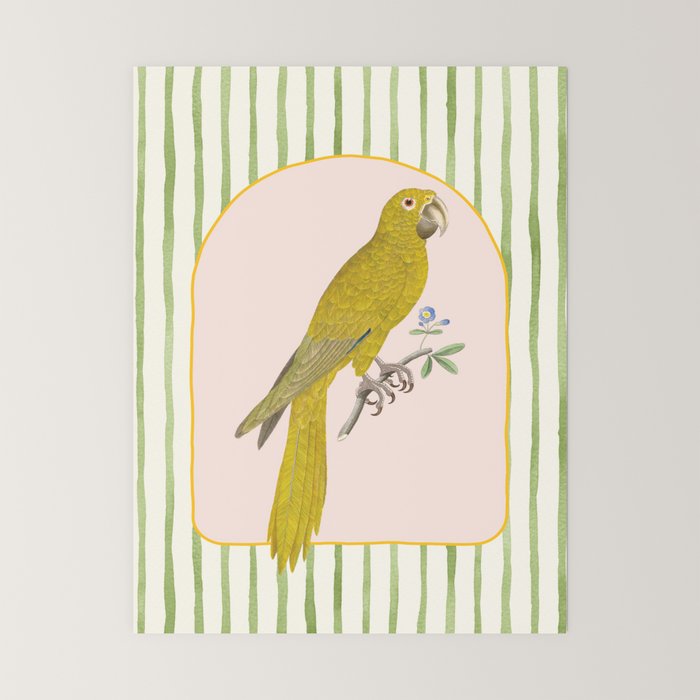 Yellow Parrot Mini Art Print Gallery Image 6