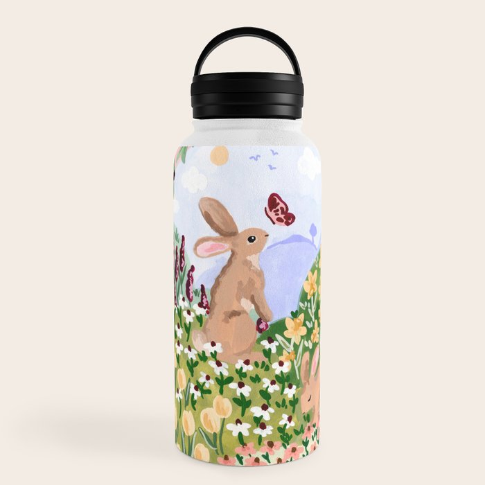 Spring Bunnies Water Bottle Gallery Image 6