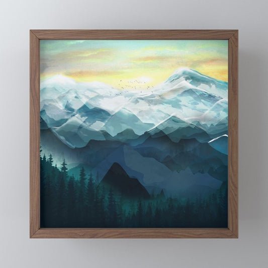 Mountain Range Mini Art Print Gallery Image 2