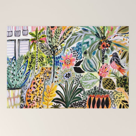 Karen Fields Tiger in the City Welcome Mat Gallery Image 2