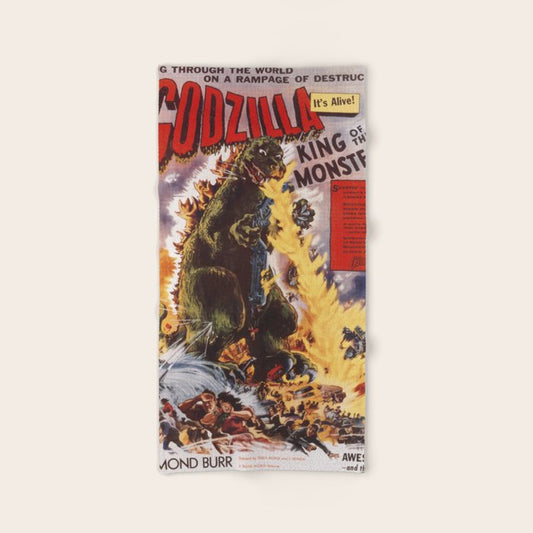 Godzilla rampage Bath Towel Gallery Image 2