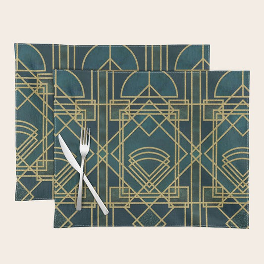 Art Deco Elegant Gatsby Style Placemat Gallery Image 2