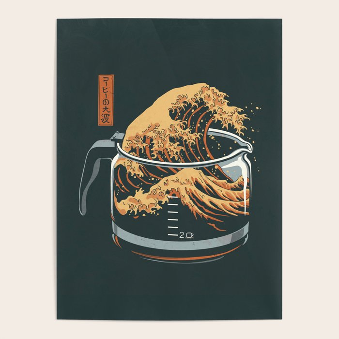 The Great Wave of Coffee Poster Gallery Image 3