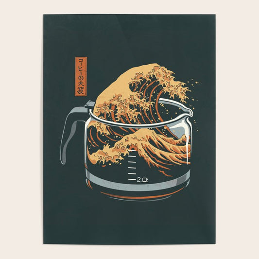 The Great Wave of Coffee Poster Gallery Image 2