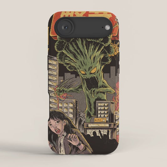 Broccozilla Black Version iPhone Case Gallery Image 2