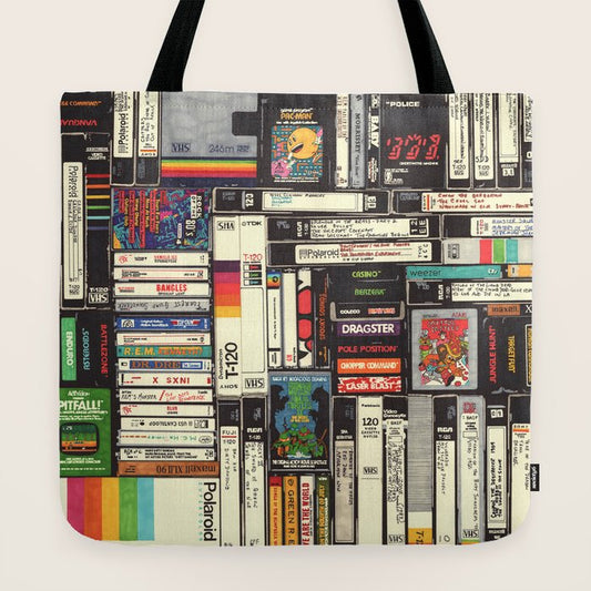 Cassettes, VHS and Video Games Tote Bag Gallery Image 2