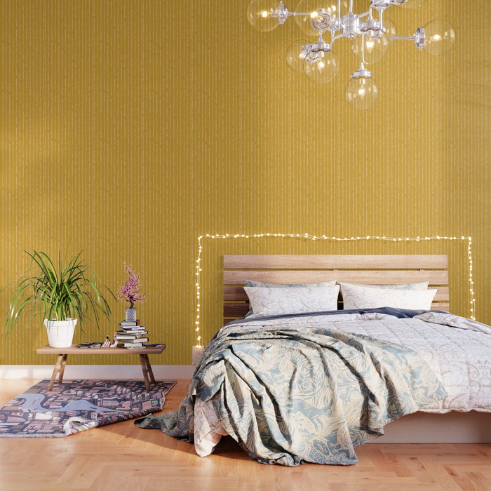 Lines II (Mustard Yellow) Wallpaper Gallery Image 2