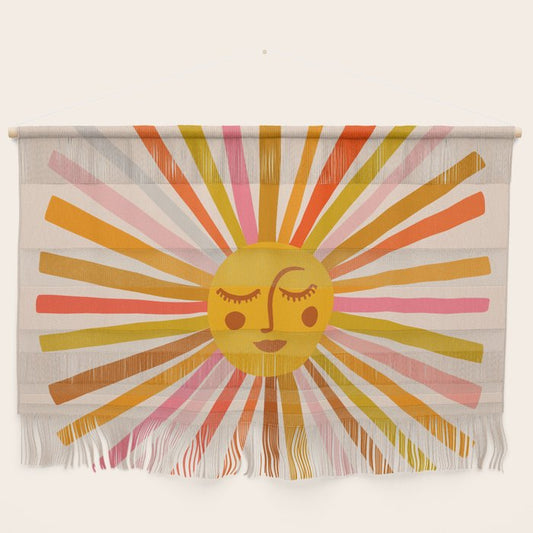Sunshine - Retro Ochre Palette Wall Hanging Gallery Image 2