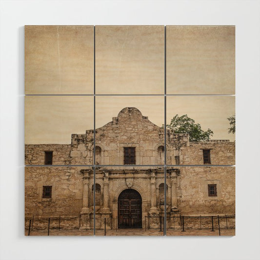 The Alamo Wood Wall Art Gallery Image 2