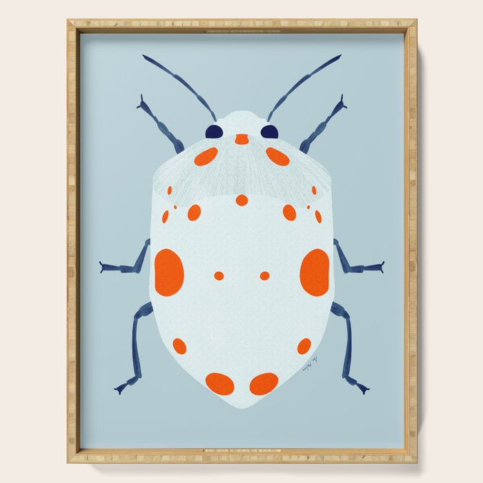 Cute beetle Serving Tray Gallery Image 1