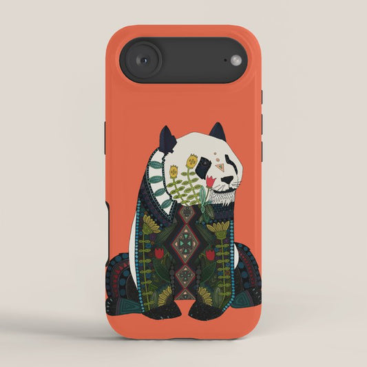 panda orange iPhone Case Gallery Image 2