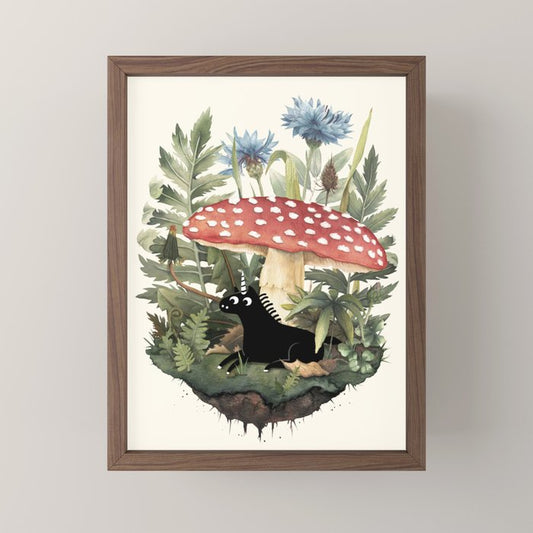 Tiny Unicorn Mini Art Print Gallery Image 2