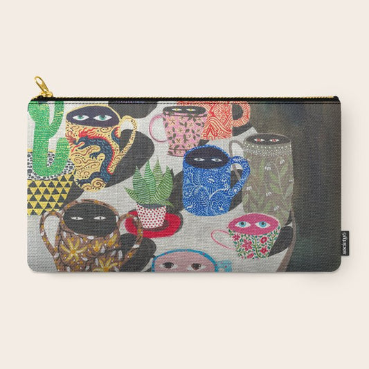 Suspicious mugs Carry All Pouch Gallery Image 2