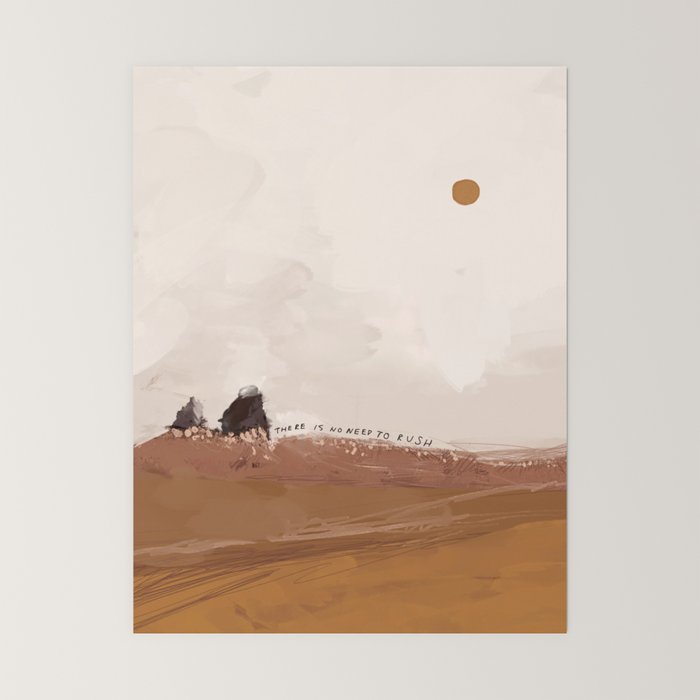 There Is No Need To Rush Mini Art Print Gallery Image 6