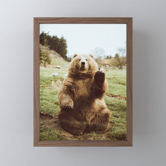 Hi Bear Mini Art Print Gallery Image 2