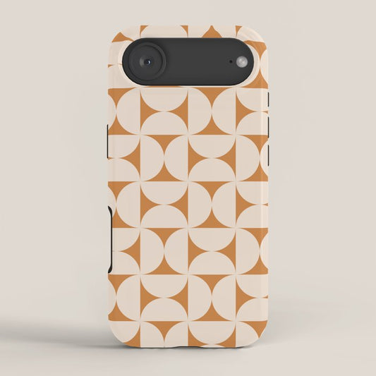 Bauhaus Mid Century Modern Geometric Pattern IX iPhone Case Gallery Image 2