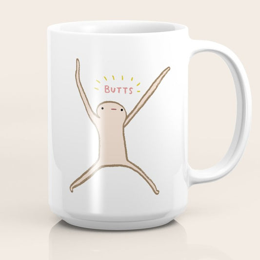Honest Blob - Butts Coffee Mug Gallery Image 2