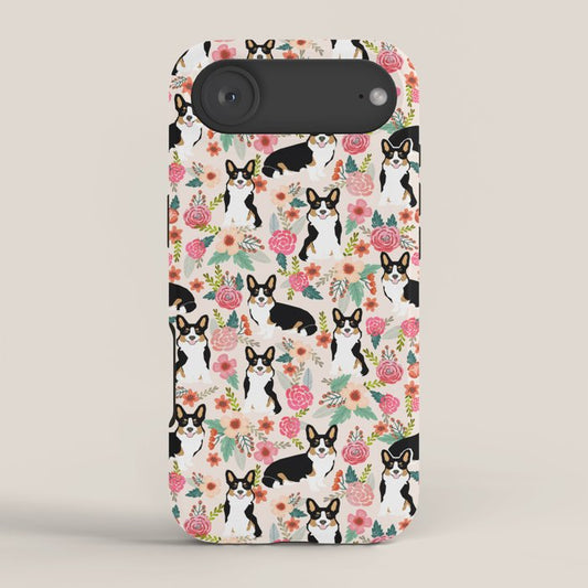 Welsh Corgi tri colored cardigan corgi dog breed must have corgi gifts for dog person pet friendly iPhone Case Gallery Image 2