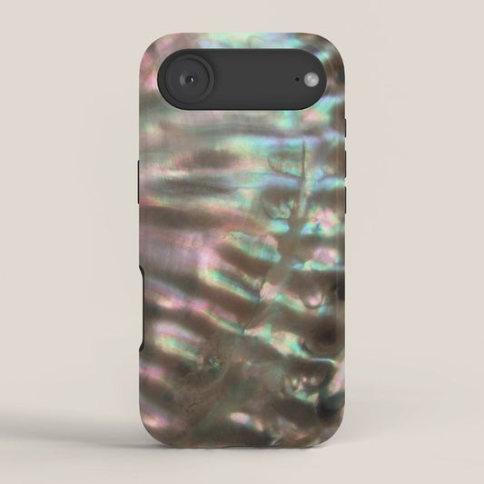 Shimmery Greenish Pink Abalone Mother of Pearl iPhone Case Gallery Image 2
