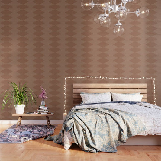 Southwestern Minimalist - Camel Brown Wallpaper Gallery Image 2