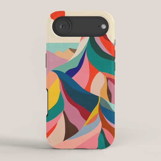 Rainbow mountains iPhone Case Gallery Image 2