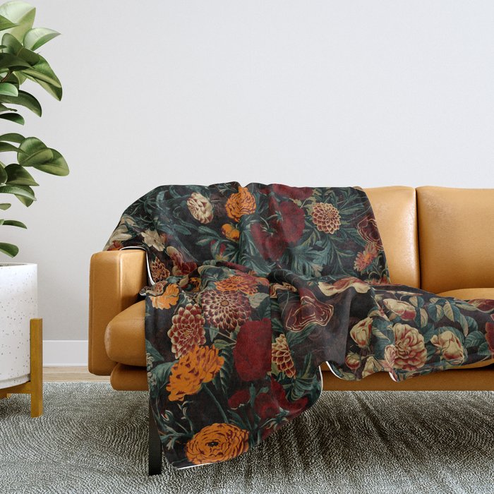 EXOTIC GARDEN - NIGHT XXI Throw Blanket Gallery Image 2