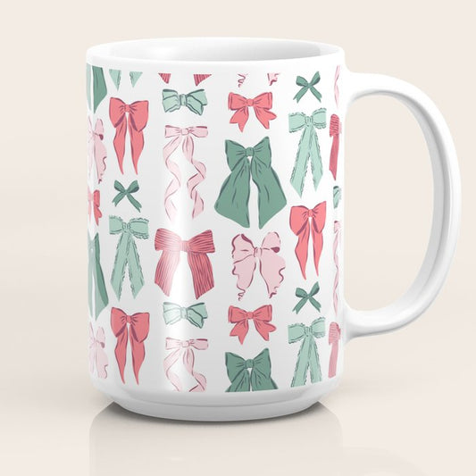 Christmas Bows Coffee Mug Gallery Image 2