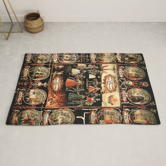 Hans Holbein - The dance of death Rug Gallery Image 2