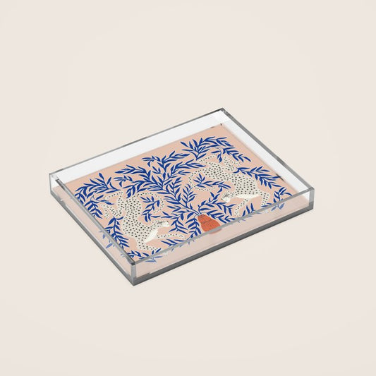 Leopard Vase Acrylic Tray Gallery Image 2