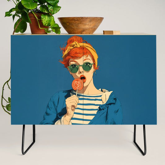 Retro Pop Lollipop Girl Credenza Gallery Image 2