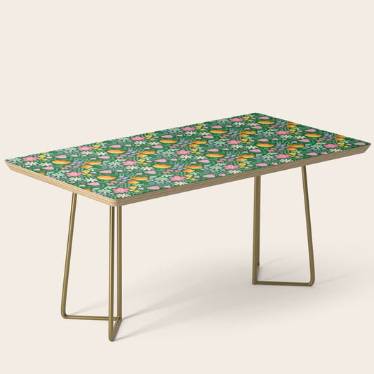 Colorful vintage flower garden art pattern Coffee Table Gallery Image 2