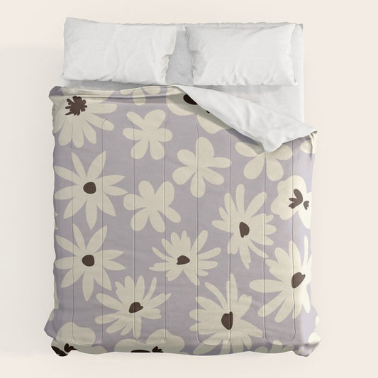 Flower market, Florence, Summer aesthetic Comforter Gallery Image 2