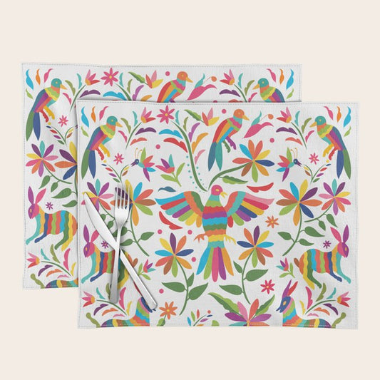 Mexican Otomí Design by Akbaly Placemat Gallery Image 2
