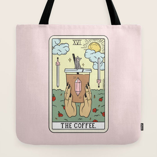 COFFEE READING UPDATED (LIGHT) Tote Bag Gallery Image 2