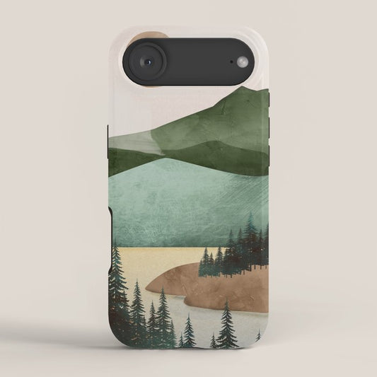 Abstract Art Landscape 16 iPhone Case Gallery Image 2