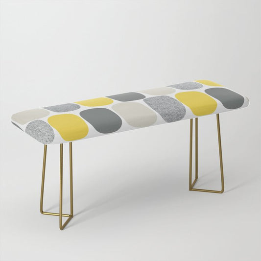 Wonky Ovals in Yellow Bench Gallery Image 2