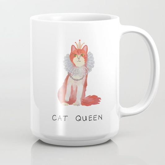 Cat Queens (Blue) Coffee Mug Gallery Image 2