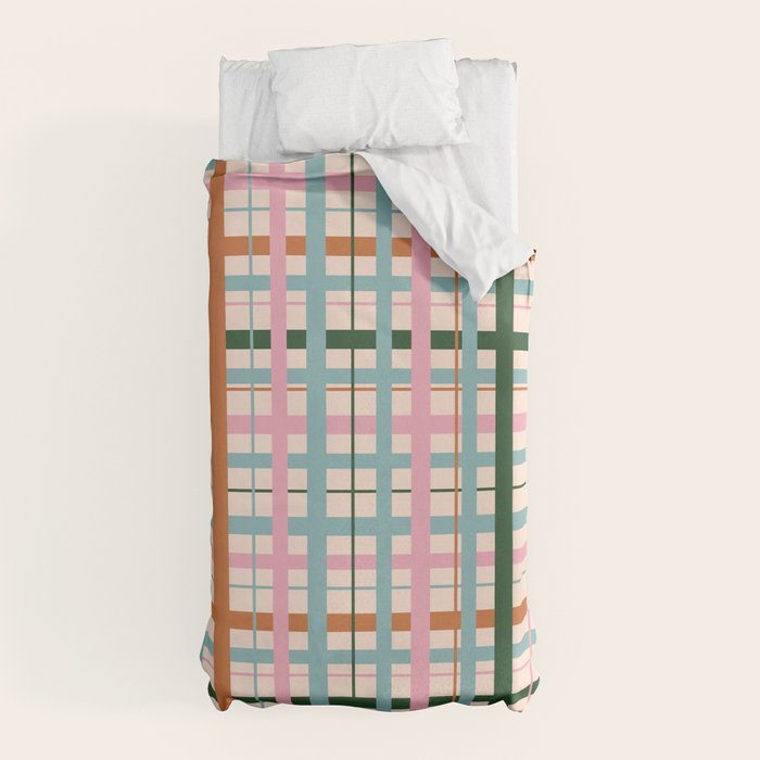 Gingham - Pastel Color Duvet Cover Gallery Image 10