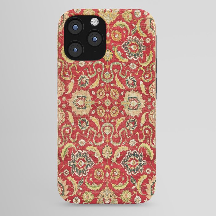 Isphahan Antique Central Persian Rug Print iPhone Case Gallery Image 44