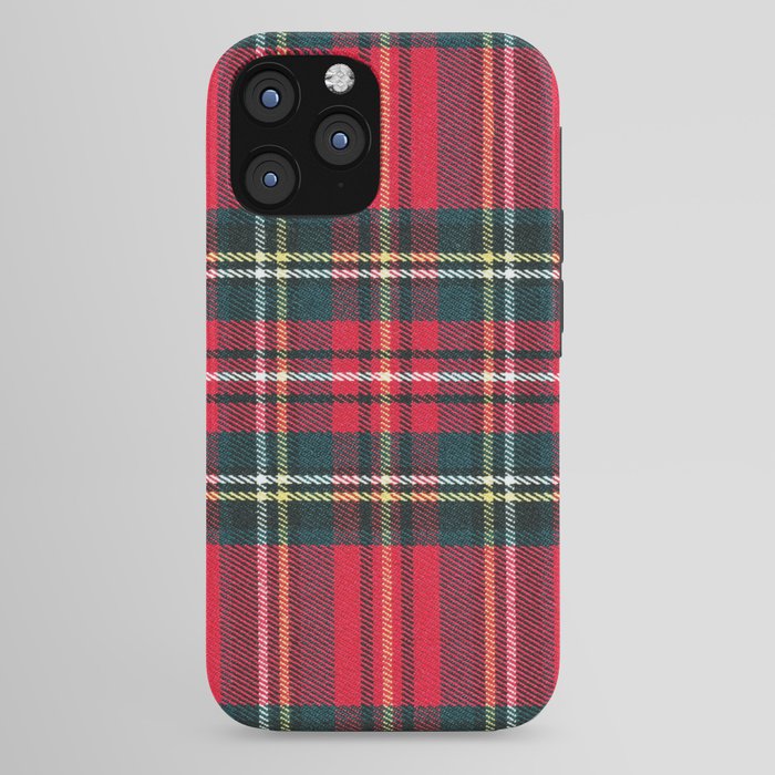Black Red Tartan Plaid Scottish Pattern iPhone Case Gallery Image 44