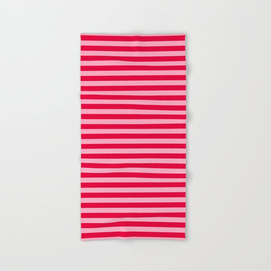 Retro, Beach, Colorful Stripes, Pink and Red Towels Gallery Image 2