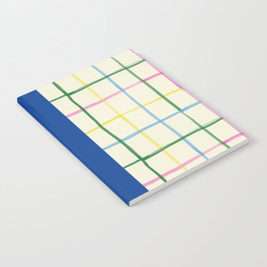Abstract Tennis Net Pattern in Cream Notebook Gallery Image 2