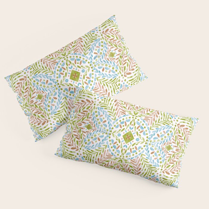 Natural Foliage Fusion G Pillow Sham Gallery Image 4