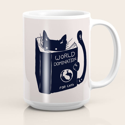 World Domination For Cats Coffee Mug Gallery Image 2