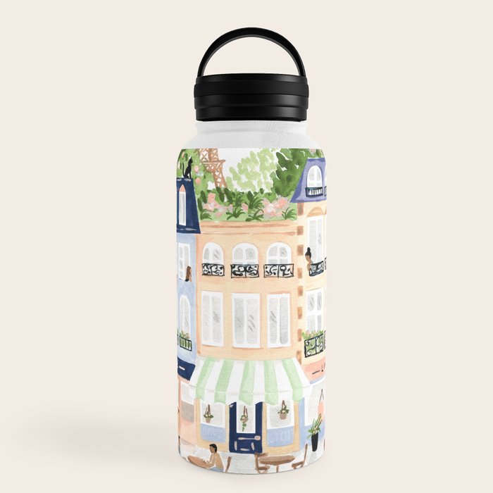 Parisian Buildings Water Bottle Gallery Image 6