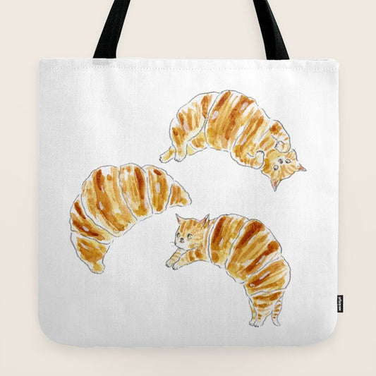 Croissant Cats Tote Bag Gallery Image 2