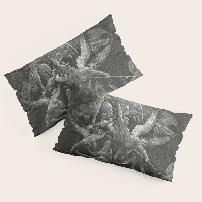 The Mouth Of Hell By Gustave Dore Pillow Sham Gallery Image 4