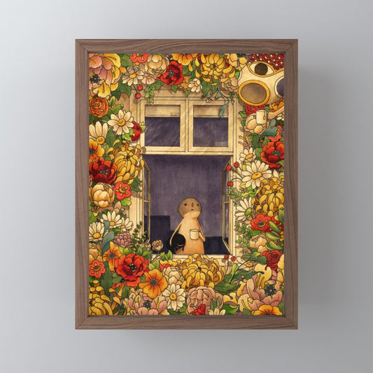 Flower Garden Mini Art Print Gallery Image 2